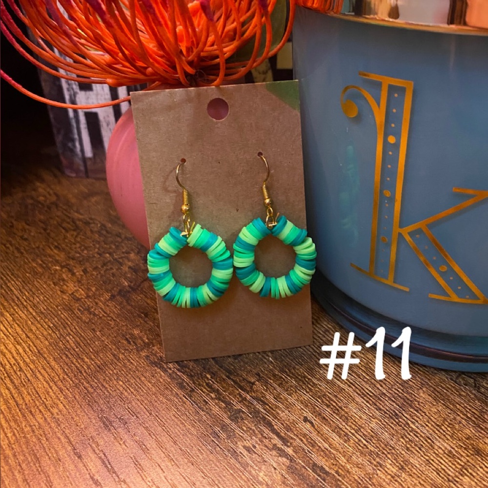 Colorful Hoop Earrings - Picture 11 of 15